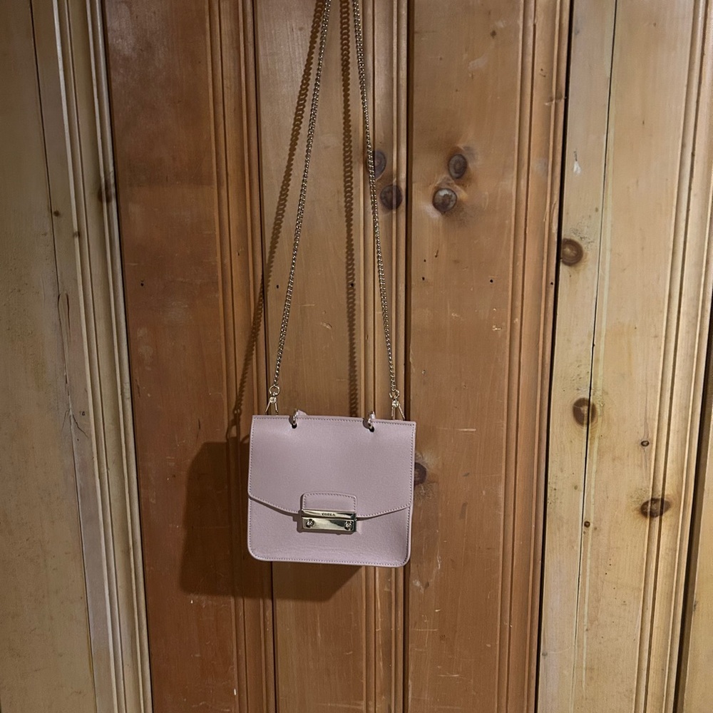 Furla metropolis mini crossbody bag pink